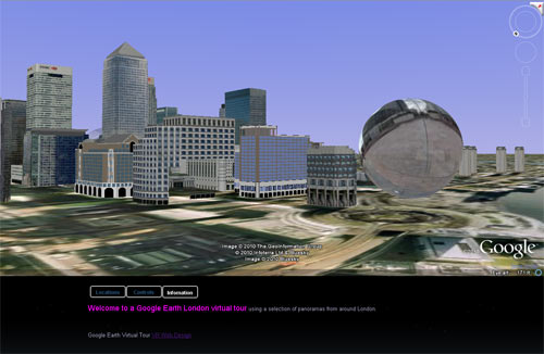 london google earth3 Google Earth London Virtual Tour